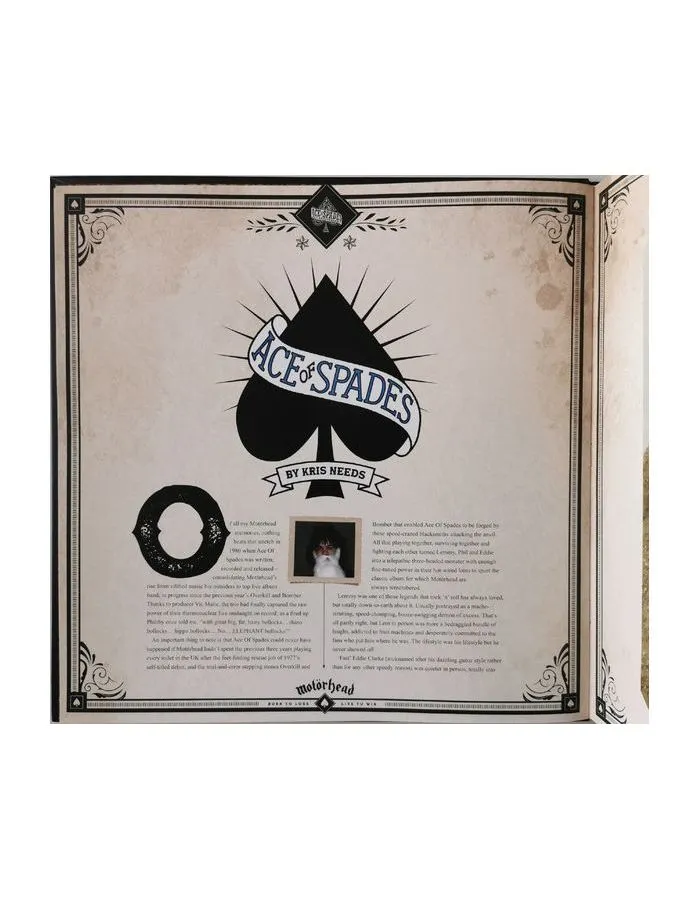 4050538587227, Виниловая пластинка Motorhead, Ace Of Spades - deluxe - фото 33