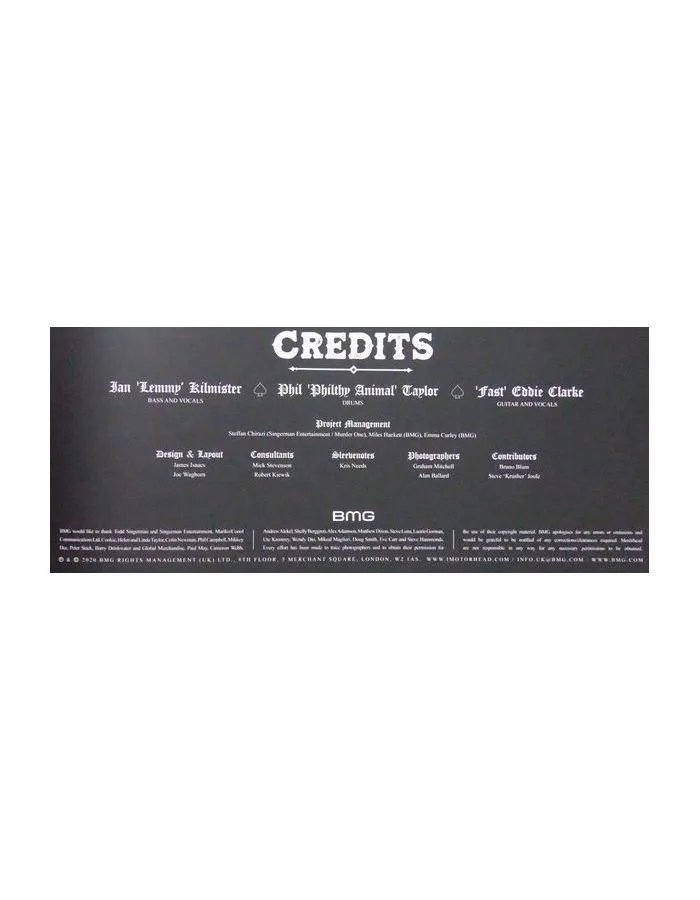 4050538587227, Виниловая пластинка Motorhead, Ace Of Spades - deluxe - фото 44