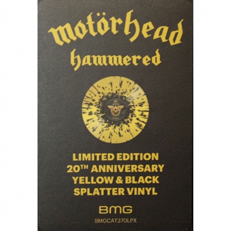 Motorhead - Hammered (coloured) (4050538771381) виниловая пластинка - фото 4