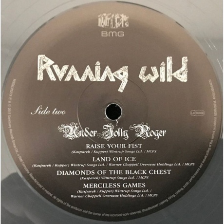 4050538844672, Running Wild, Under Jolly Roger (coloured) виниловая пластинка - фото 5