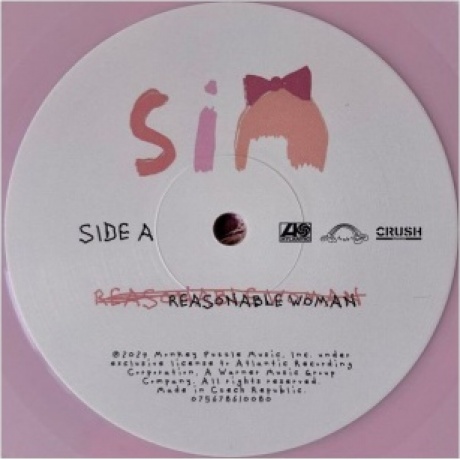 Sia - Reasonable Woman (Baby Pink) (0075678610080) виниловая пластинка - фото 4