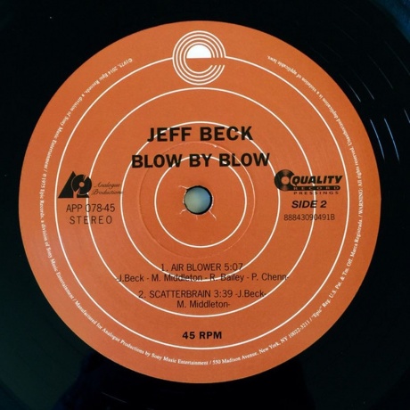Jeff Beck - Blow By Blow (Analogue) (0753088007873) виниловая пластинка - фото 4