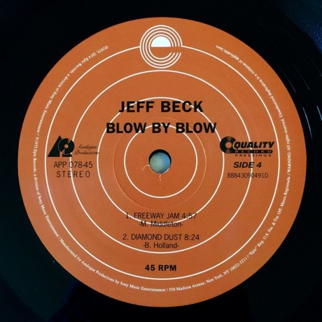Jeff Beck - Blow By Blow (Analogue) (0753088007873) виниловая пластинка - фото 6