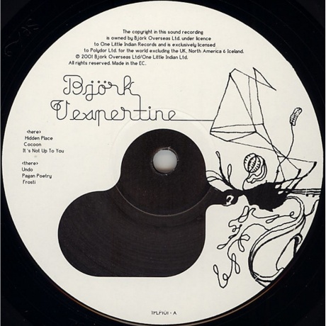 Bjork - Vespertine (5016958046019) виниловая пластинка - фото 4
