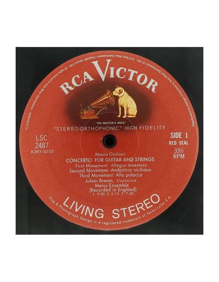 0753088248719, Виниловая пластинка Bream, Julian, Guitar Concertos (Analogue) - фото 2