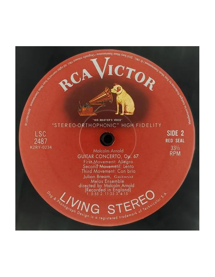 0753088248719, Виниловая пластинка Bream, Julian, Guitar Concertos (Analogue) - фото 3