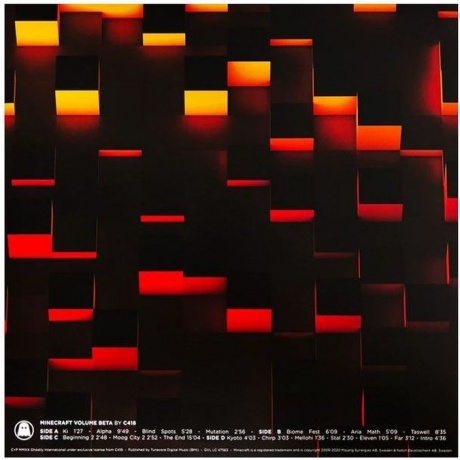 0804297836003, C418, Minecraft Volume Beta (coloured) виниловая пластинка - фото 3