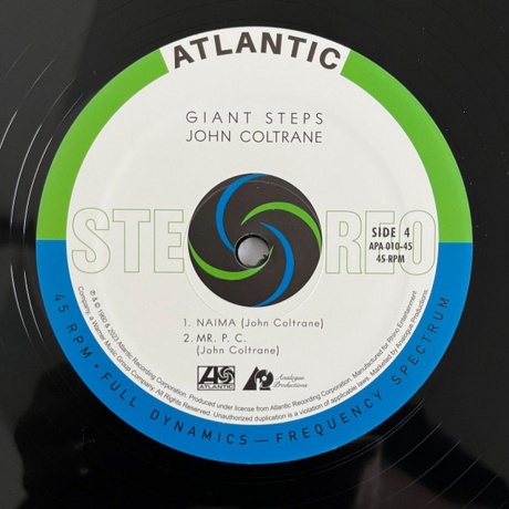 John Coltrane - Giant Steps (Analogue) (0753088751073) виниловая пластинка - фото 2