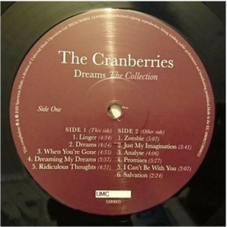 The Cranberries - Dreams: The Collection (0600753898055) виниловая пластинка - фото 4