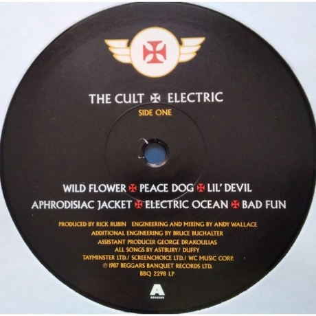 The Cult - Electric (0607618229818) виниловая пластинка - фото 4