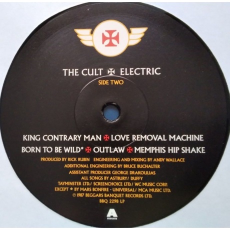 The Cult - Electric (0607618229818) виниловая пластинка - фото 5