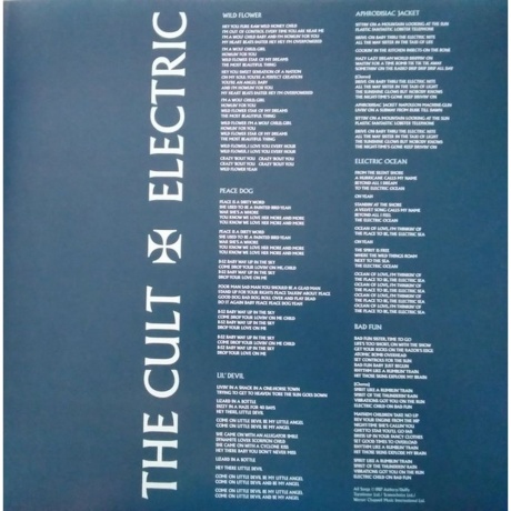 The Cult - Electric (0607618229818) виниловая пластинка - фото 6