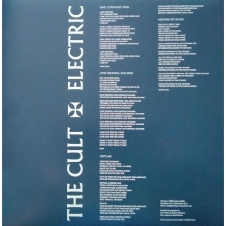 The Cult - Electric (0607618229818) виниловая пластинка - фото 7