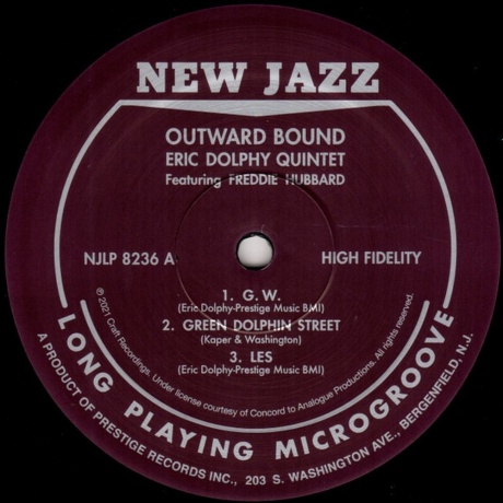 Eric Dolphy - Outward Bound (Analogue) (0753088823633) виниловая пластинка - фото 2