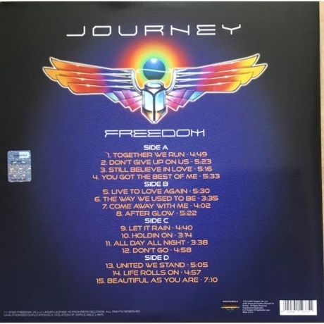 Journey - Freedom (8024391123751) виниловая пластинка - фото 3