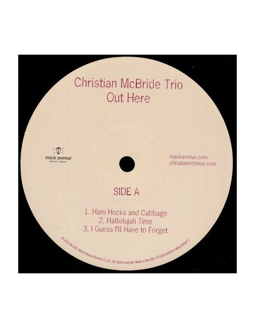 0673203106918, Виниловая пластинка McBride, Christian, Out Here - фото 3