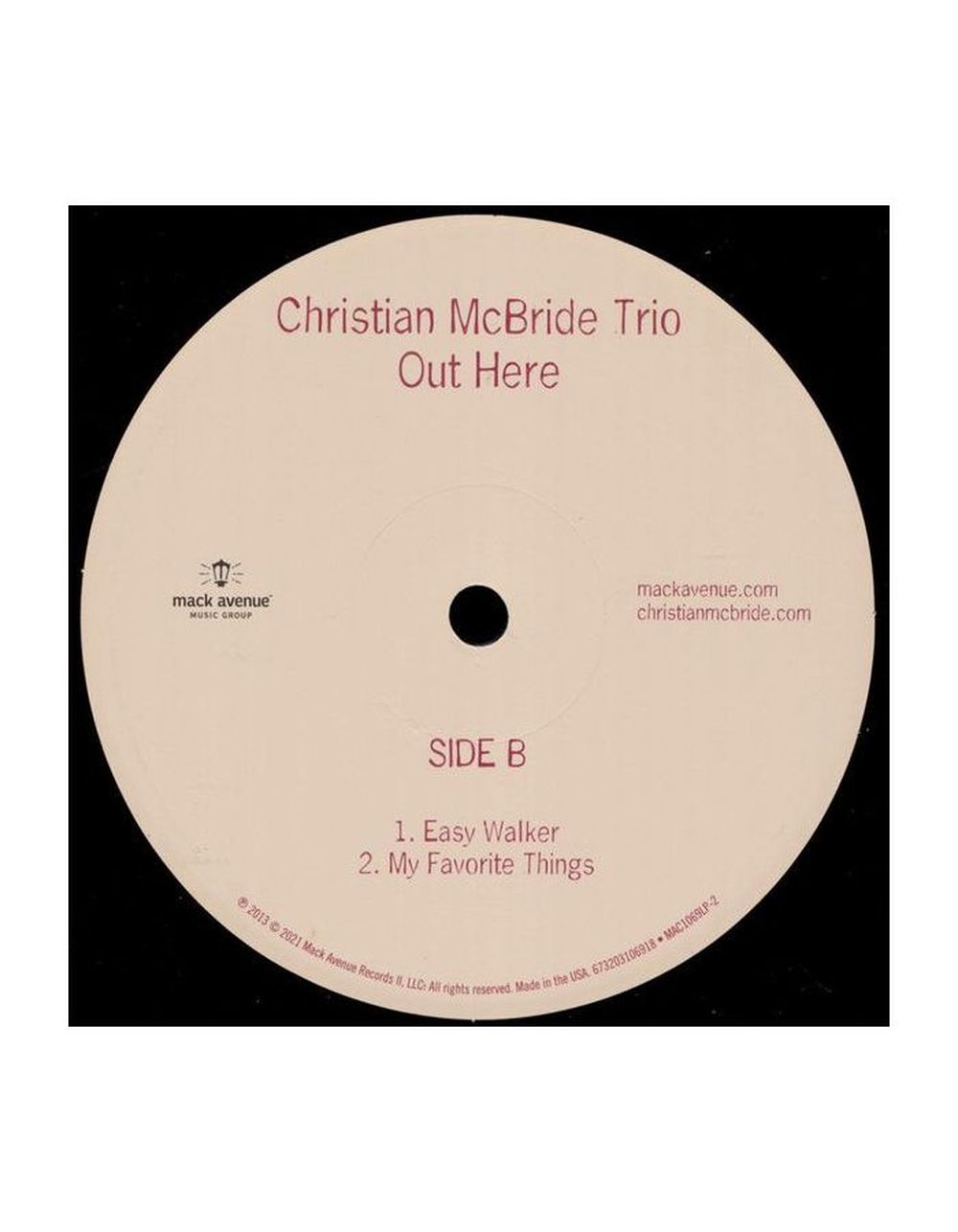 0673203106918, Виниловая пластинка McBride, Christian, Out Here - фото 4