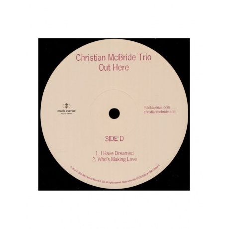 0673203106918, Виниловая пластинка McBride, Christian, Out Here - фото 6