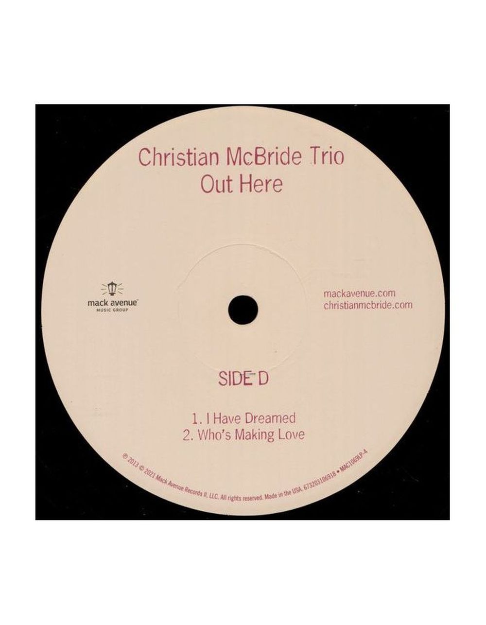 0673203106918, Виниловая пластинка McBride, Christian, Out Here - фото 6