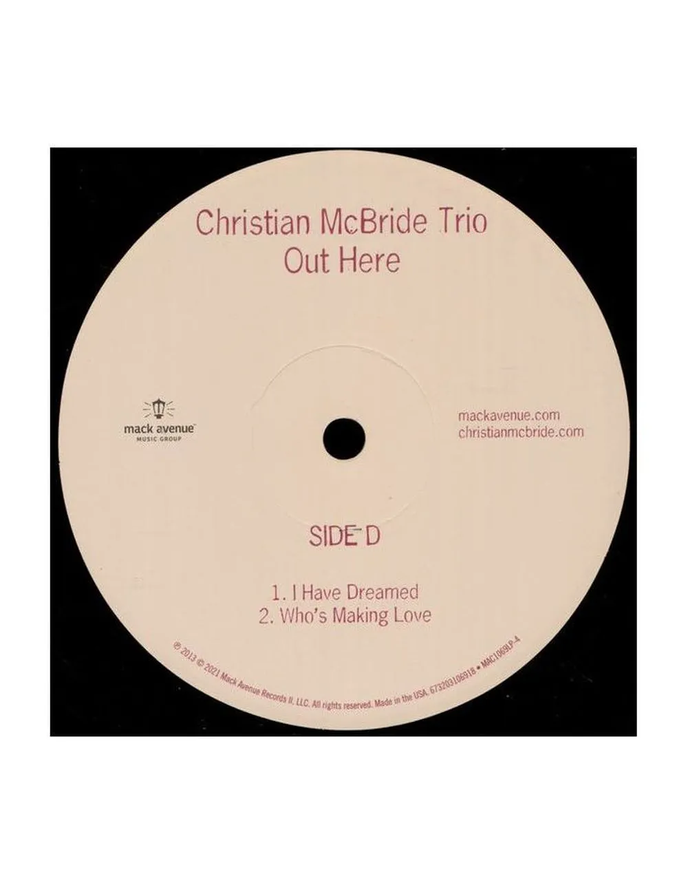 0673203106918, Виниловая пластинка McBride, Christian, Out Here - фото 6