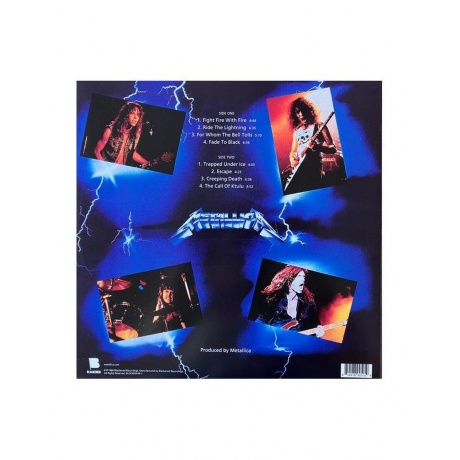 0858978005059, Виниловая пластинка Metallica, Ride The Lightning - фото 2