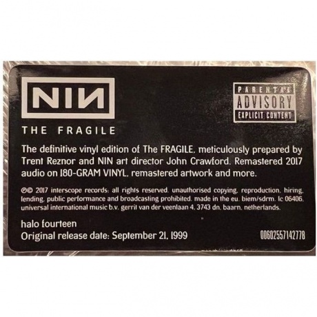 Nine Inch Nails - The Fragile (0602557142778) виниловая пластинка - фото 12