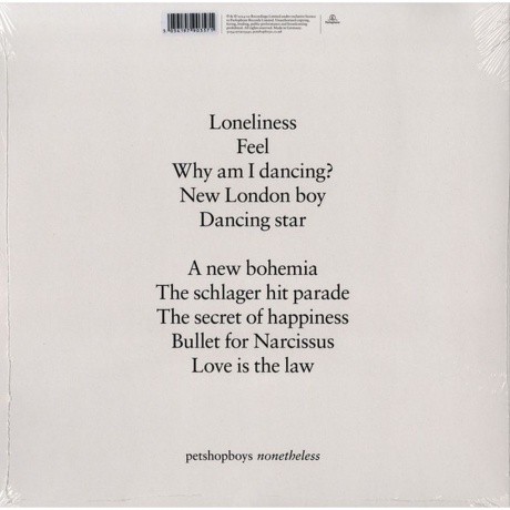 Pet Shop Boys - Nonetheless (coloured) (5054197903571) виниловая пластинка - фото 2