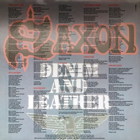 Saxon - Denim And Leather (coloured) (4050538347951) виниловая пластинка - фото 6
