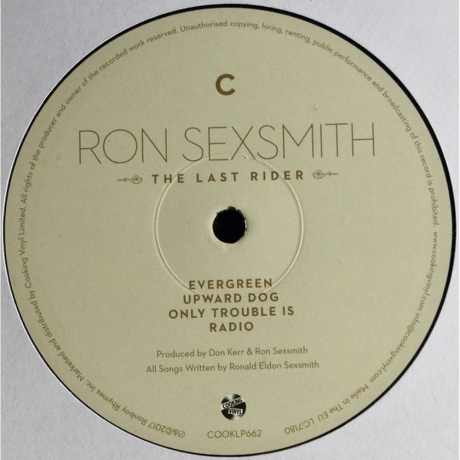 Ron Sexsmith - The Last Rider (0711297516210) виниловая пластинка - фото 2