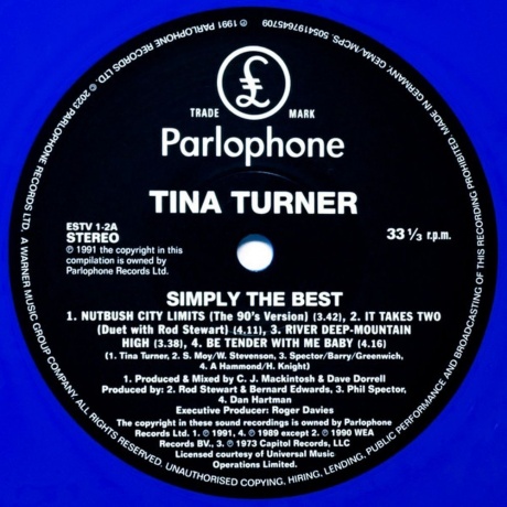 Tina Turner - Simply The Best (coloured) (5054197645709) виниловая пластинка - фото 7