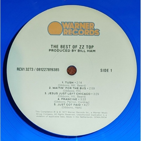 ZZ Top - The Best Of (coloured) (0081227819385) виниловая пластинка - фото 2