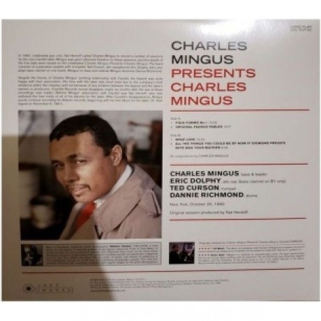 Charles Mingus - Presents Charles Mingus (8436569192207) виниловая пластинка - фото 4