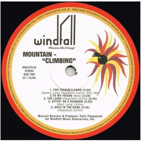 Mountain - Climbing! (8719262034686) виниловая пластинка - фото 4