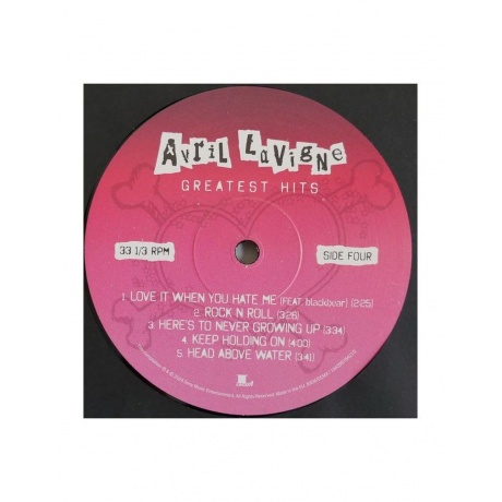 Виниловая пластинка  Lavigne, Avril Greatest Hits 0194399784211 - фото 8