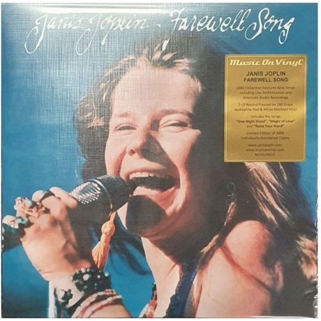 Janis Joplin - Farewell Song (coloured) (8719262032675) виниловая пластинка - фото 1