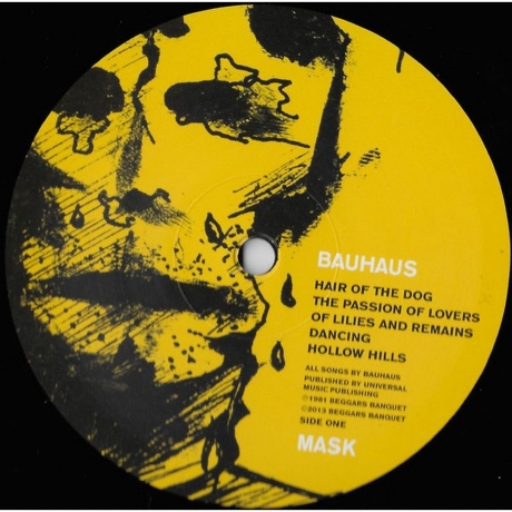 Bauhaus - Mask (0607618206116) виниловая пластинка - фото 3