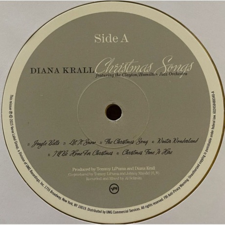 Diana Krall - Christmas Songs (coloured) (0602458488340) виниловая пластинка - фото 3
