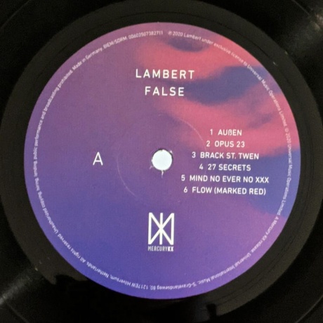 Lambert - False (0602507382711) виниловая пластинка - фото 3