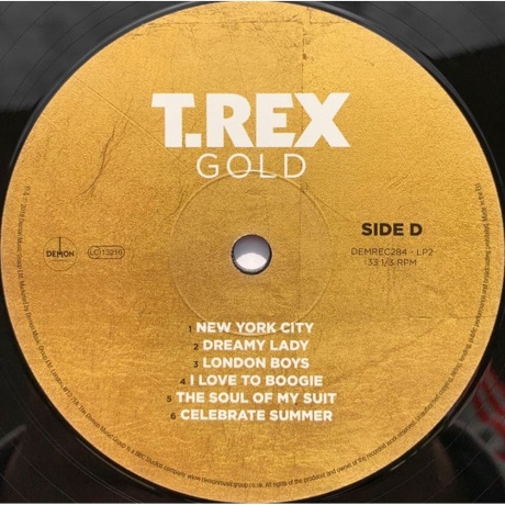 T. Rex - Gold (5014797897335) виниловая пластинка - фото 6