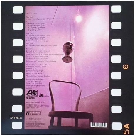 Yes - The Yes Album (Analogue) (0753088756474) виниловая пластинка - фото 4