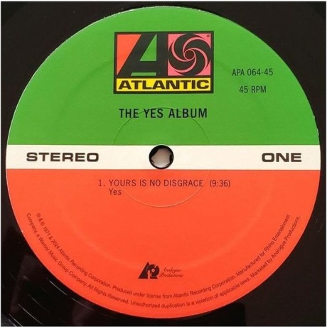 Yes - The Yes Album (Analogue) (0753088756474) виниловая пластинка - фото 5