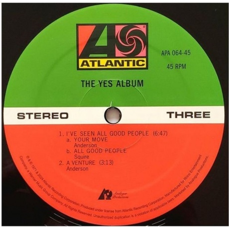 Yes - The Yes Album (Analogue) (0753088756474) виниловая пластинка - фото 7