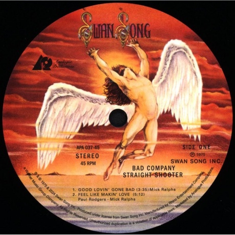Bad Company - Straight Shooter (Analogue) (0753088753770) виниловая пластинка - фото 5