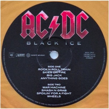 AC/DC - Black Ice (coloured) (0196588734311) виниловая пластинка - фото 8