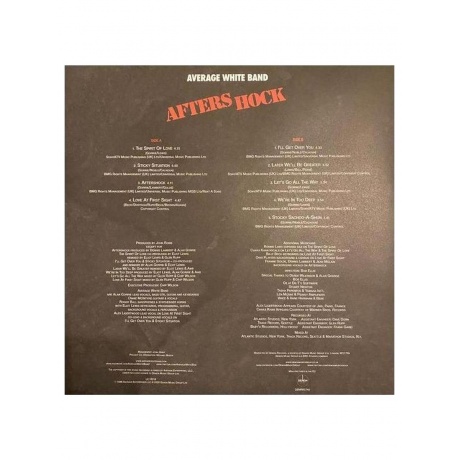 Виниловая пластинка Average White Band - Aftershock (coloured) (5014797903296) - фото 3
