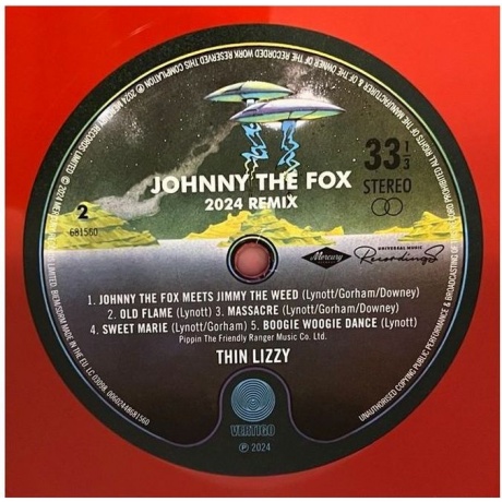 Thin Lizzy - Johnny The Fox (coloured) (0602448681560) виниловая пластинка - фото 3