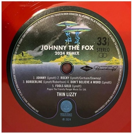 Thin Lizzy - Johnny The Fox (coloured) (0602448681560) виниловая пластинка - фото 4
