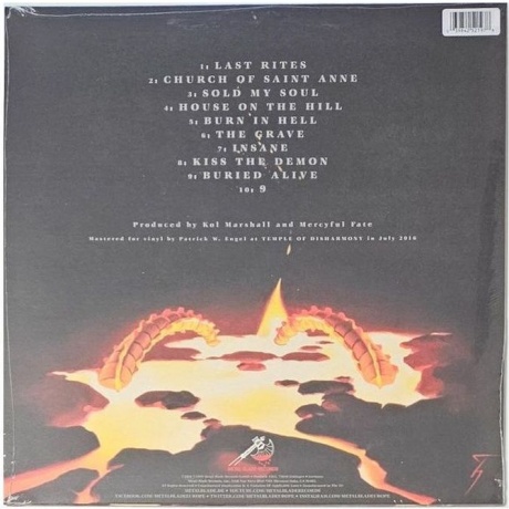 Mercyful Fate - 9 (coloured) (0039842521978) виниловая пластинка - фото 3