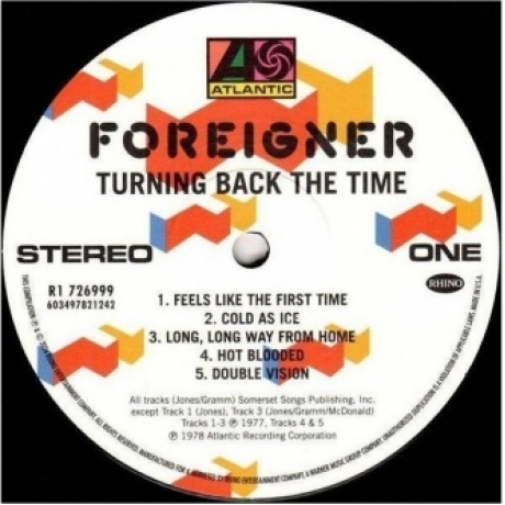 Foreigner - Turning Back The Time (0603497821242) виниловая пластинка - фото 3