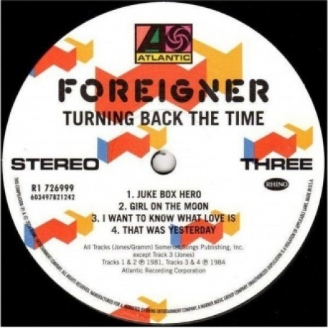 Foreigner - Turning Back The Time (0603497821242) виниловая пластинка - фото 5